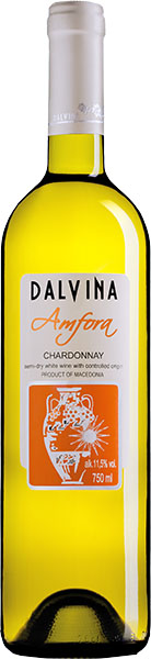 Slika za Vino bijelo Dalvina Amfora Chardonnay 0.75l