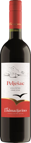 Slika za Crveno vino Dalmacijano Split Peljesac 1l