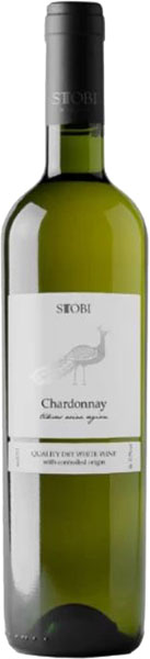Slika za Vino bijelo chardonnay Stobi 0,75l