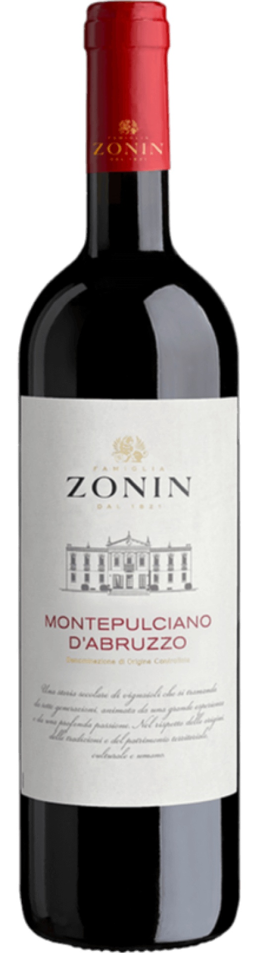 Slika za Vino crveno Montepulciano d'Abruzzo - Zonin 0,75l 