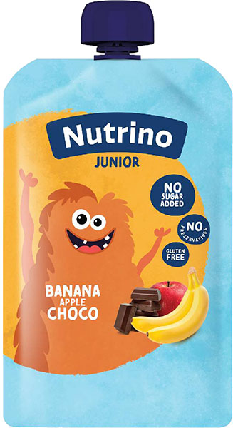 Slika za Nutrino pouch banana, jabuka, čokolada 180g