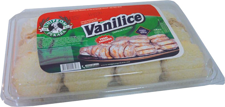 Slika za Kolač Uniprom vanilice pakovani 400g