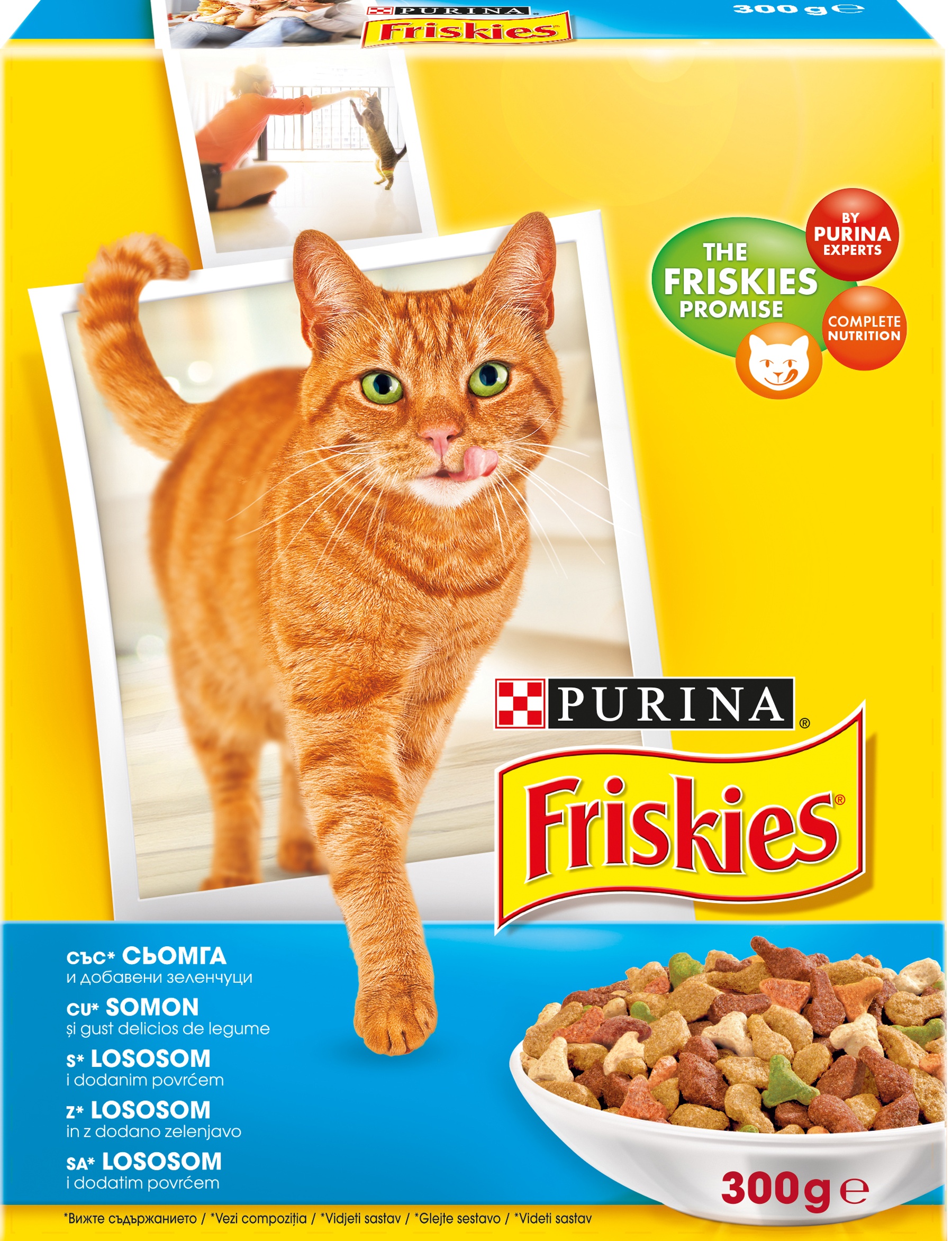 Slika za Hrana za mačke Friskies losos, tunjevina i povrće 300g