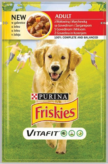 Slika za Hrana za pse Friskies govedina šargarepa 100g