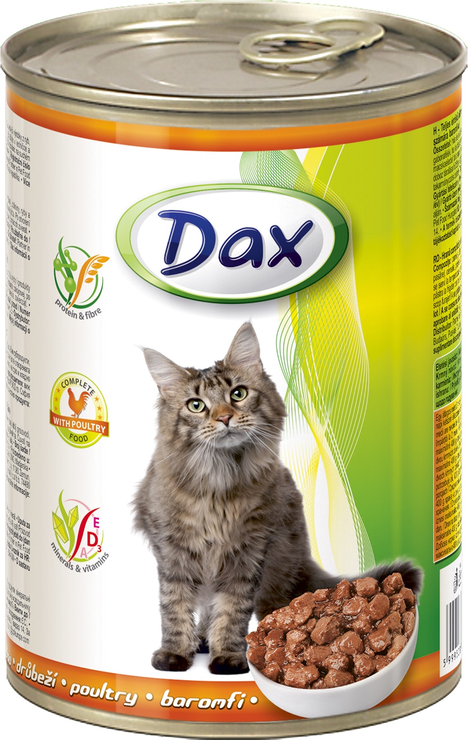 Slika za Hrana za mačke Dax živina 400g