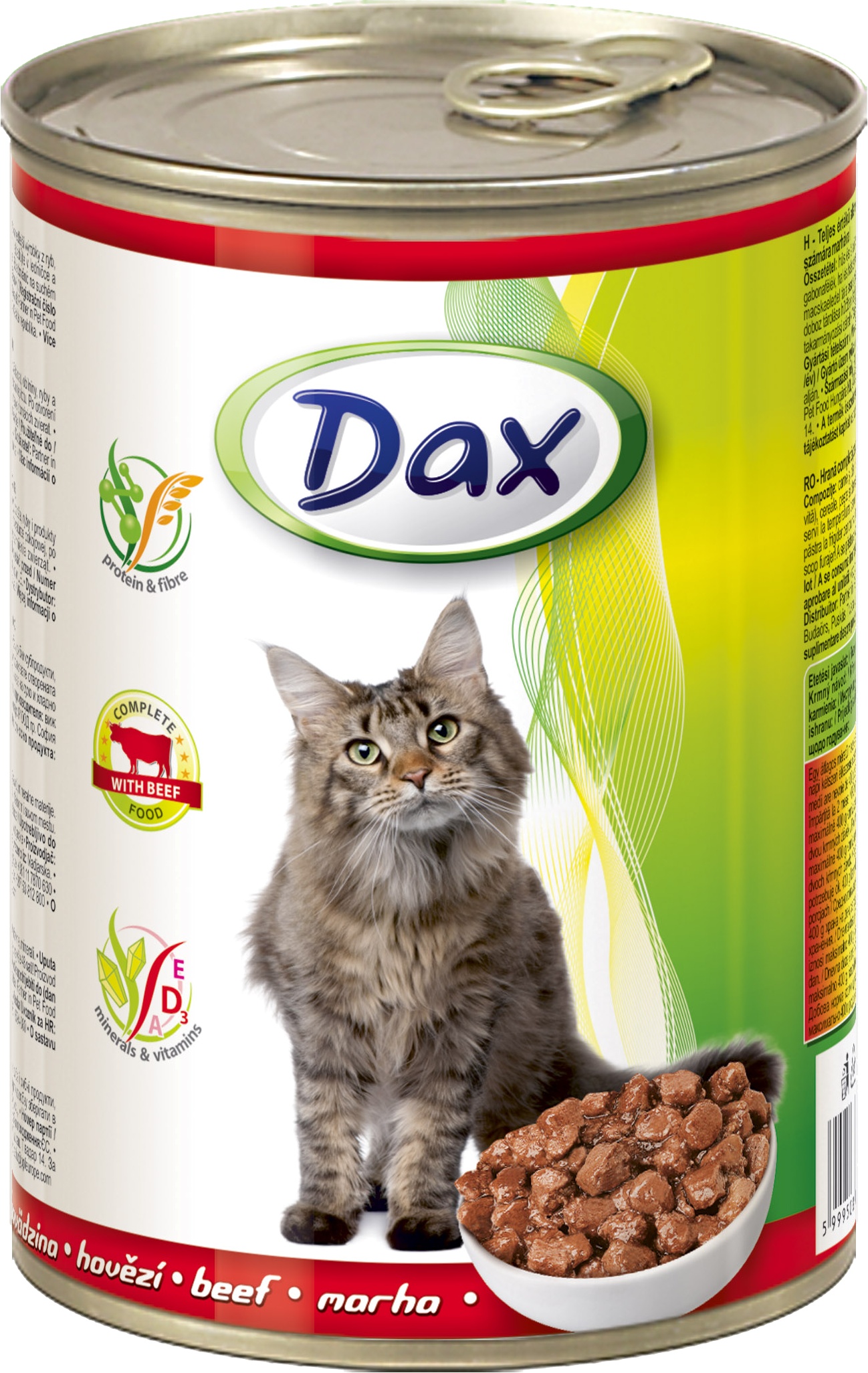 Slika za Hrana za mačke Dax govedina 400g