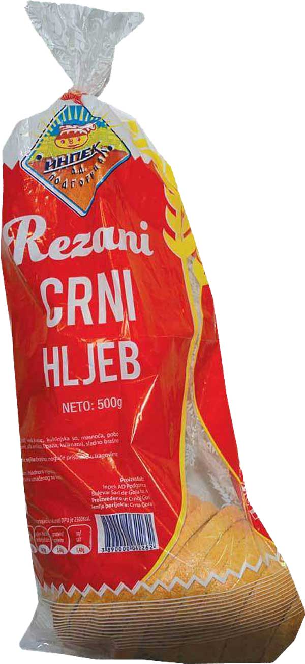Slika za Hljeb crni rezani Inpek500g