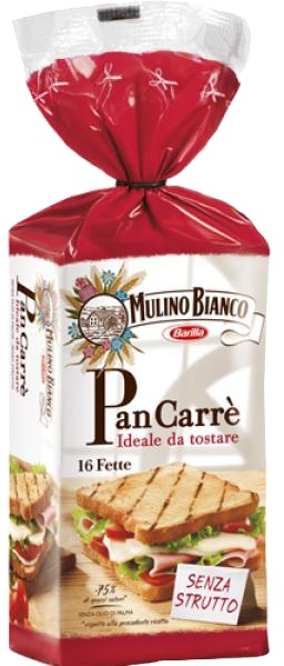 Slika za Barilla tost Pan Carre'Fioco 285g