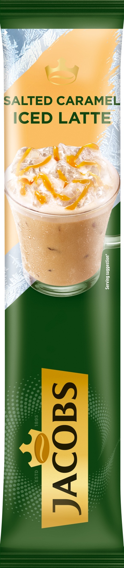 Slika za Instant kafa Jacobs Cappuccino caramel iced salt 8x17.8g