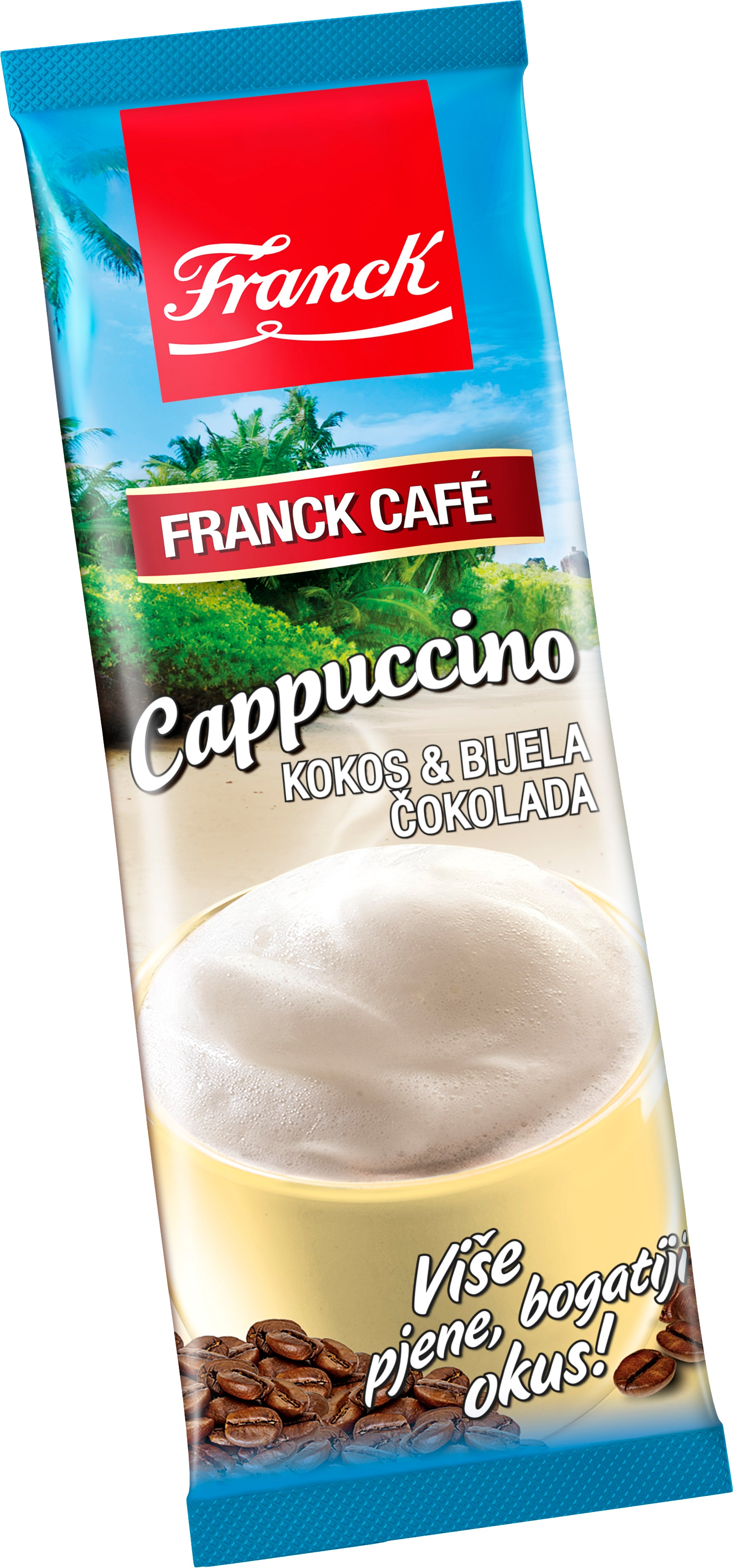 Slika za Instant kafa Franck Cappuccino kokos i bijela čokolada 18,5g