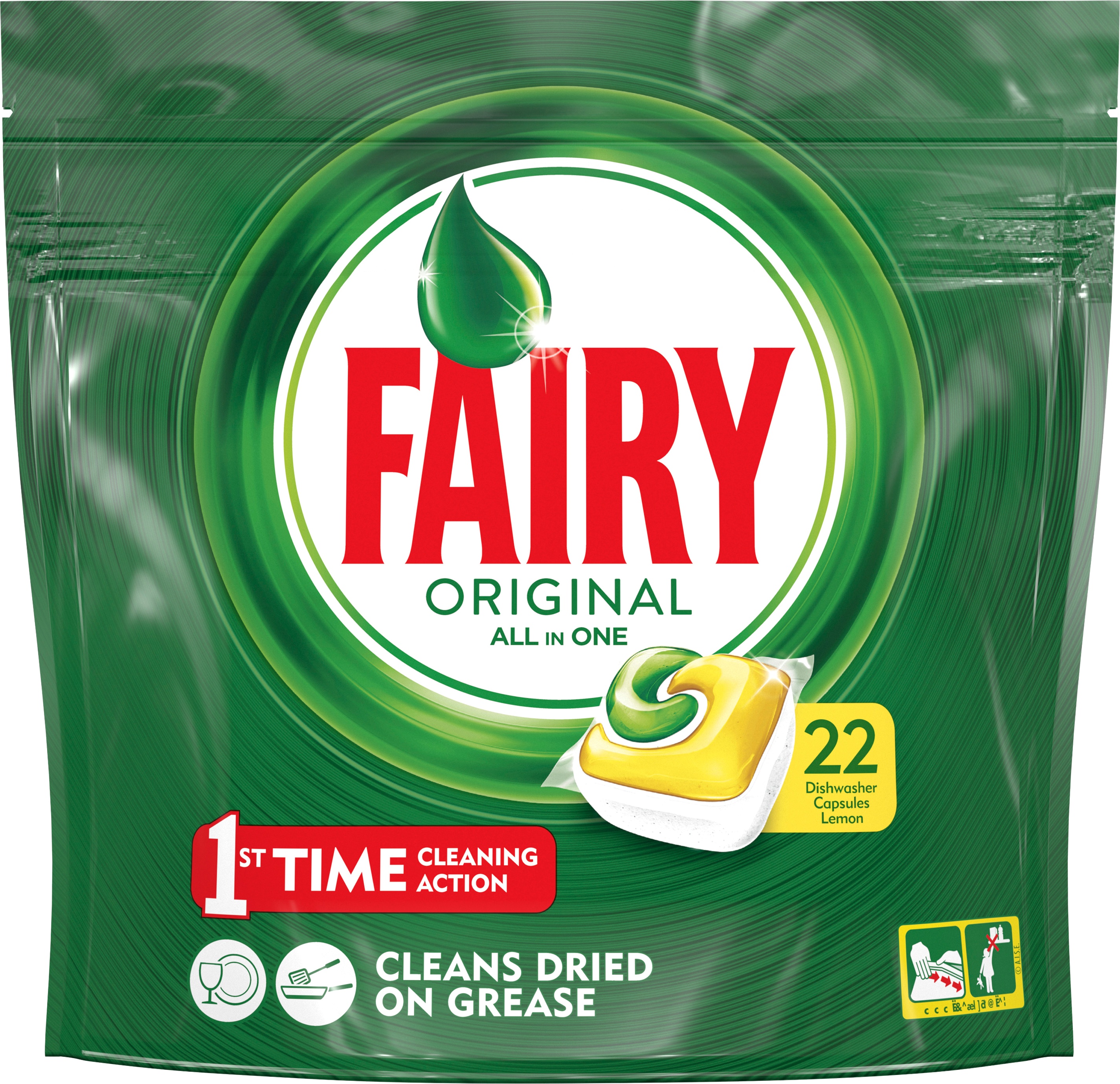 Slika za Tablete za mašinko pranje posuđa Fairy  All in one 22kom
