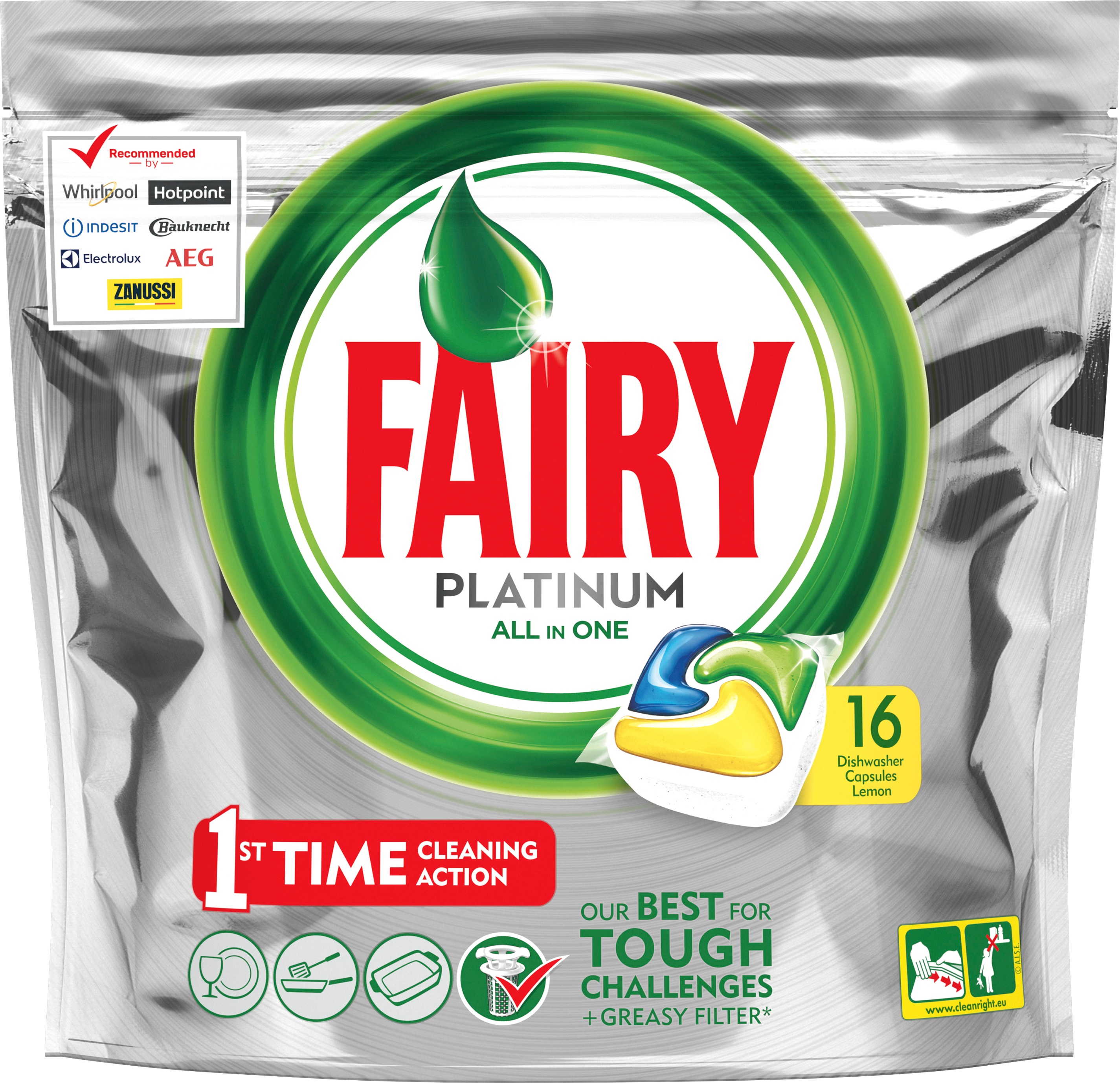 Slika za Tablete za mašinko pranje posuđa Fairy Platinum 18kom