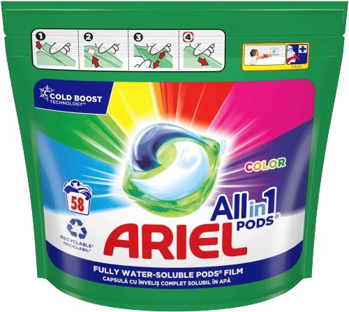 Slika za Kapsule za pranje veša Ariel color 58kom