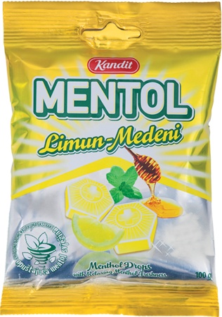 Slika za Bombone Kandi mentol limun 100g