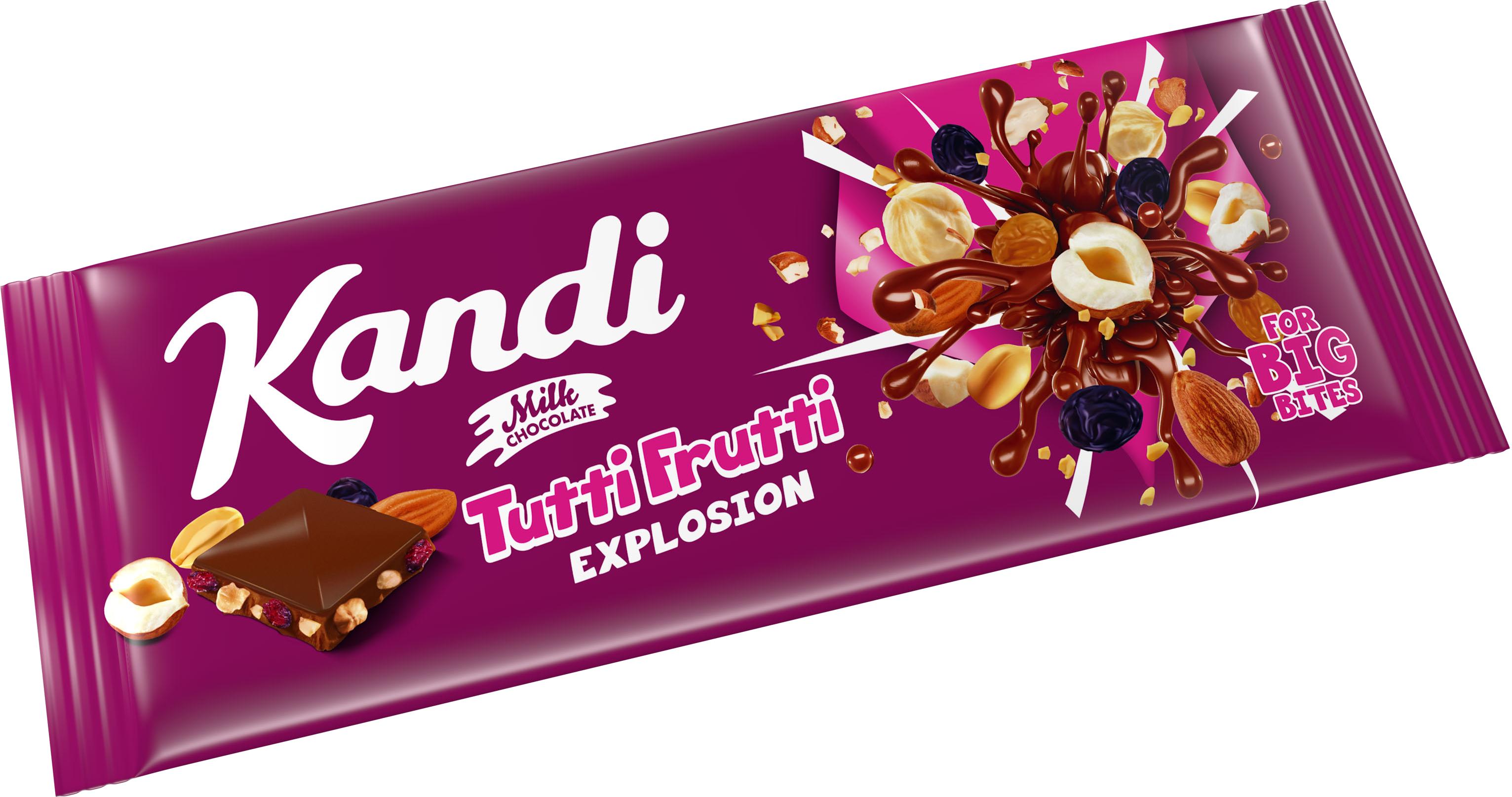 Slika za Čokolada Kandi tutti frutti 210g