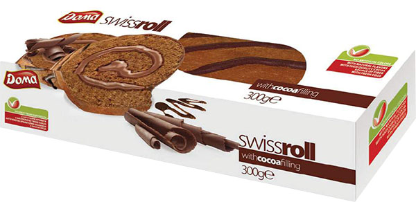 Slika za Rolat Swiss Roll kakao Doma 300g