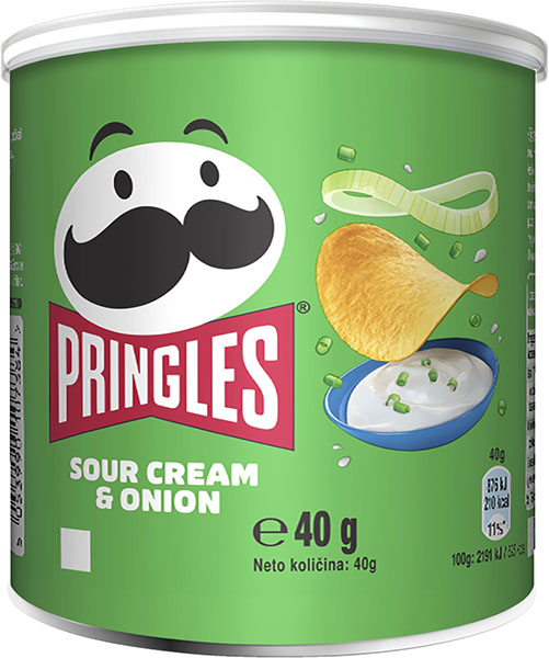 Slika za Pringles sour cream onion 40g