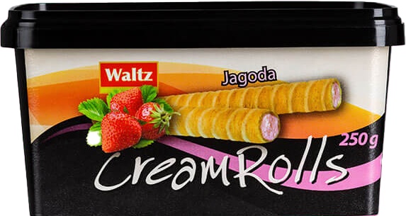 Slika za Cream rolls Waltz jagoda 250g