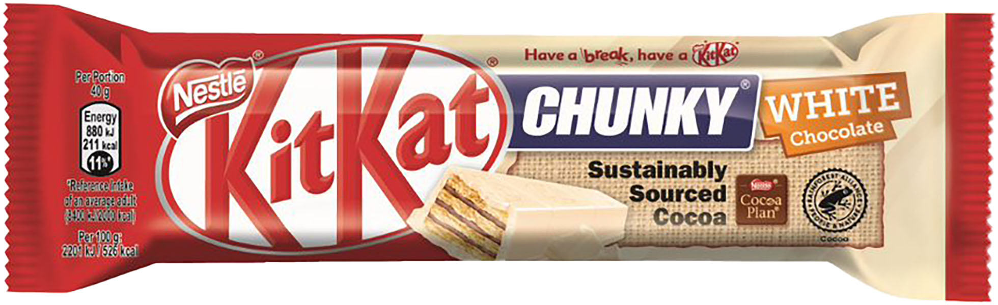 Slika za Čokoladica Kit Kat chunky white 40g