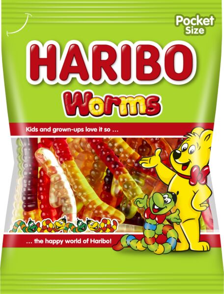 Slika za Haribo Worms 100g