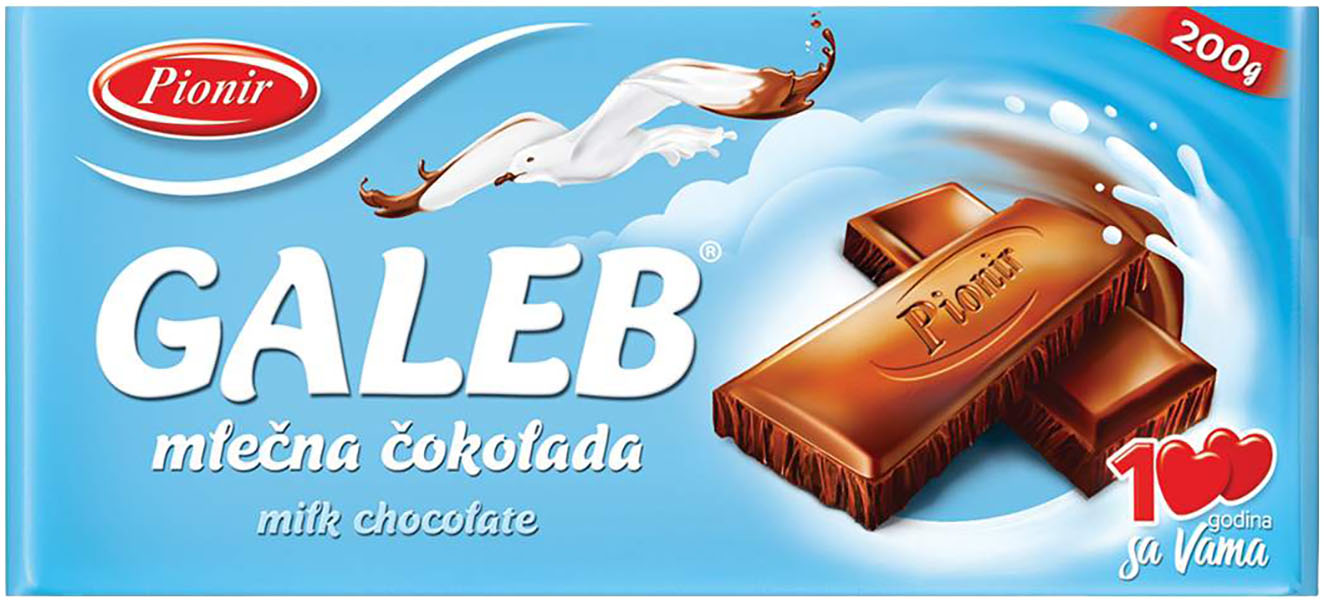 Slika za Čokolada Galeb Pionir mliječna 200g