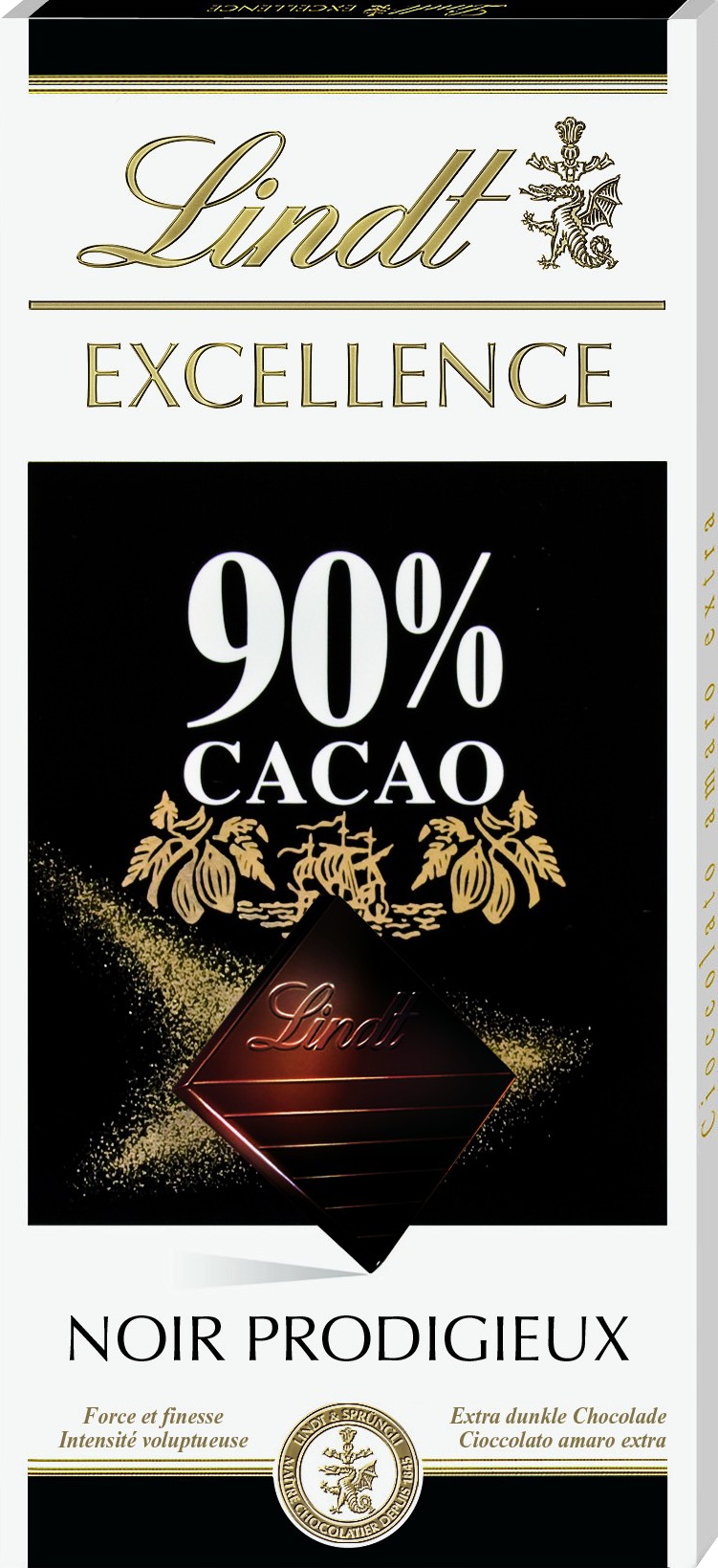 Slika za Čokolada Lindt excellence 90% Cacao 100g