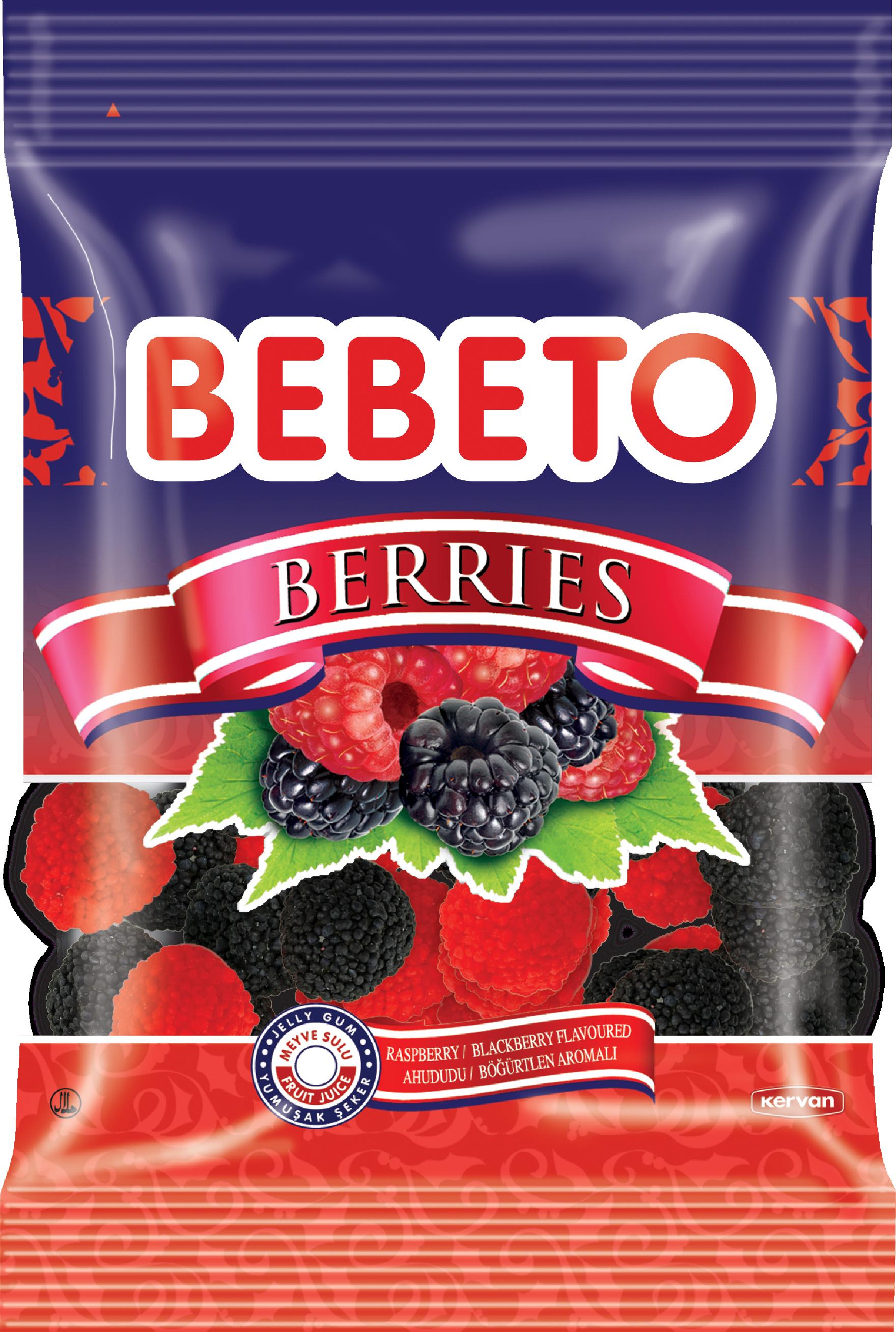 Slika za Gumeni bomboni Bebeto berries 60g