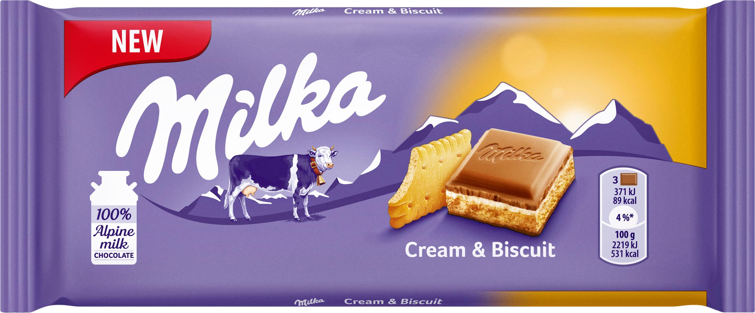 Slika za Čokolada Milka cream&biscuit 100g