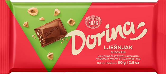 Slika za Čokolada Dorina sa lješnikom 80g