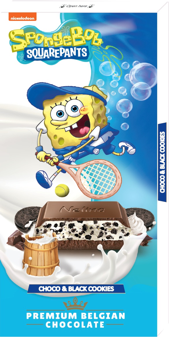 Slika za Čokolada mliječna Sponge Bob Choco&Wafle  80g