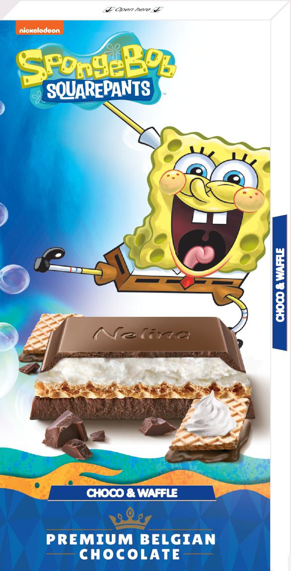 Slika za Čokolada mliječna Sponge Bob Choco&Black 80g