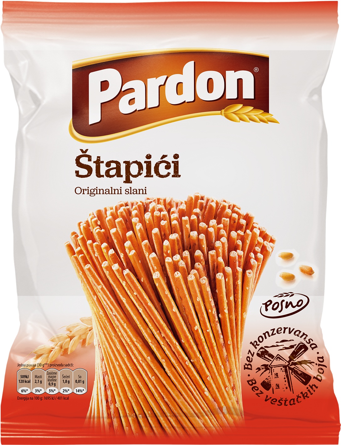 Slika za Štapici Pardon slani 200g