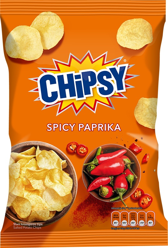 Slika za Čips Chipsy pikant paprika 140g