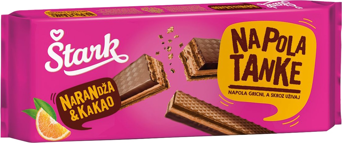 Slika za Napolitanke tanke kakao i narandža 130g