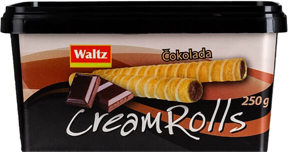 Slika za Cream rolls Waltz Čokolada 250g