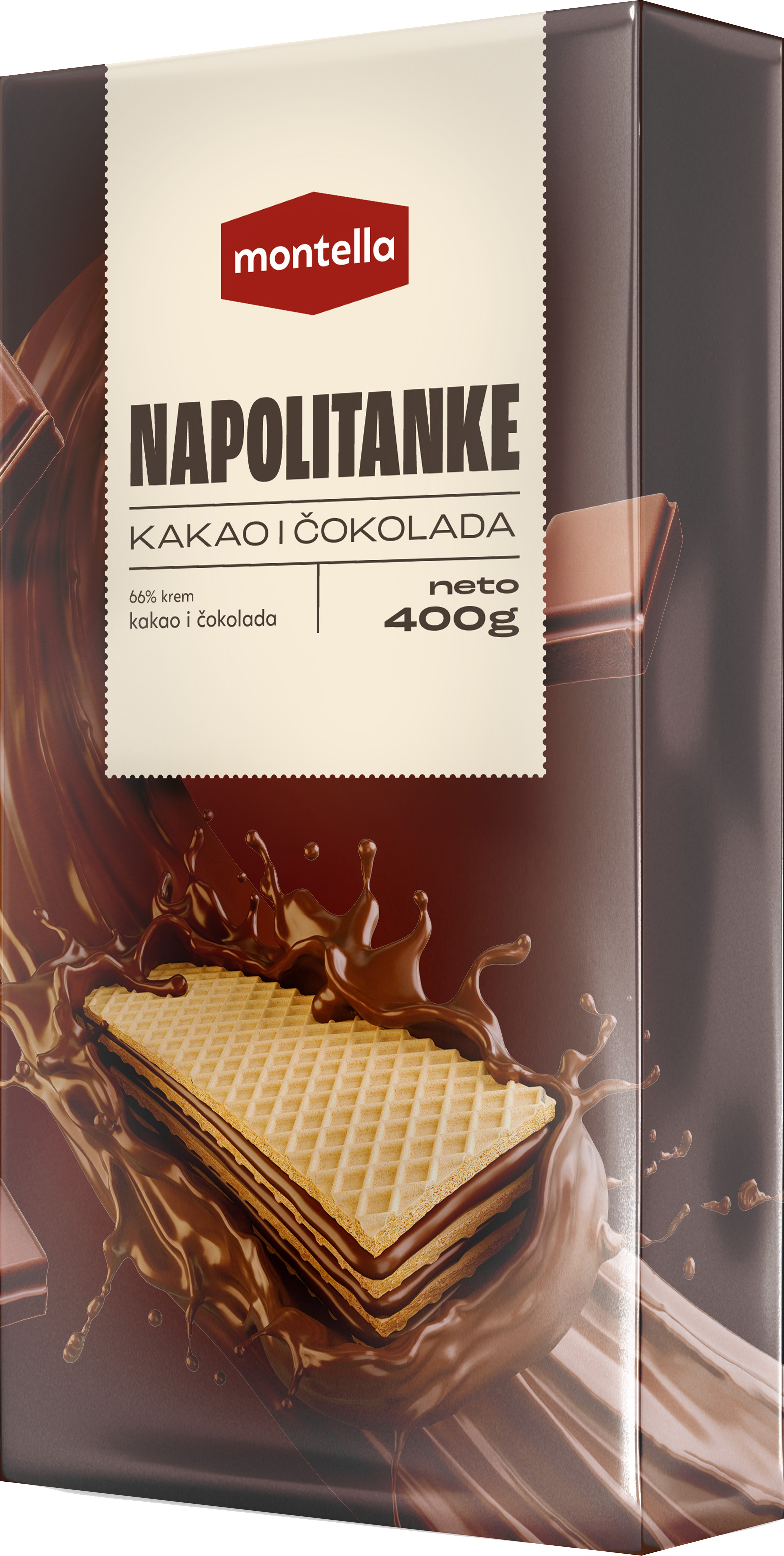 Slika za Napolitanka Montella čokolada 400g