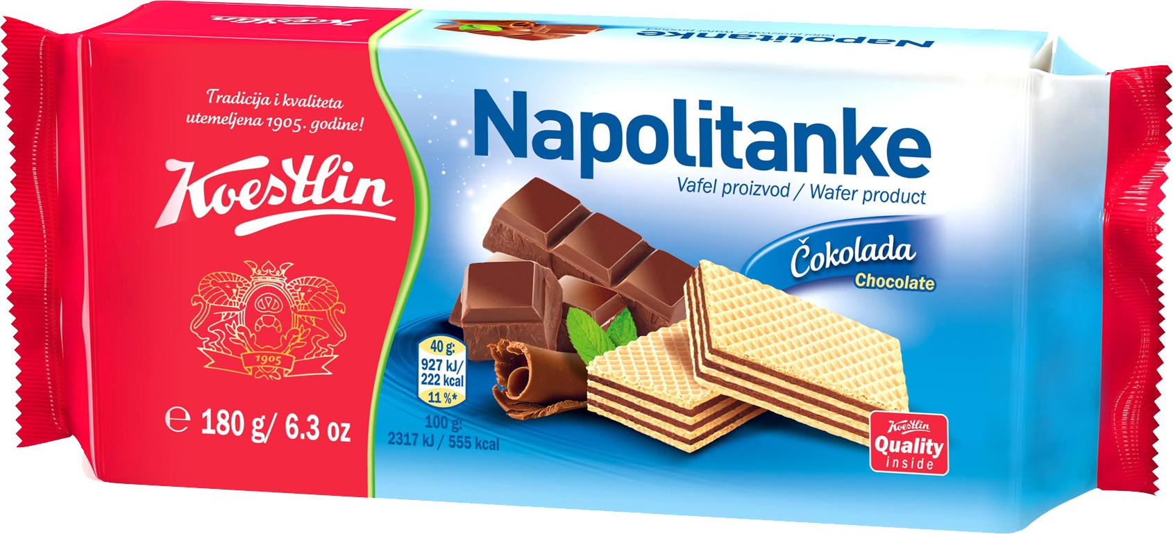 Slika za Napolitanke Koestlin čokolada 180g