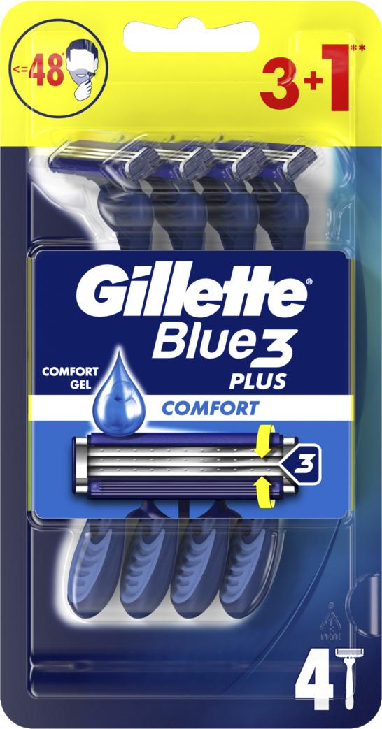 Slika za Jednokratni brijač Gillette blue regular 3+1