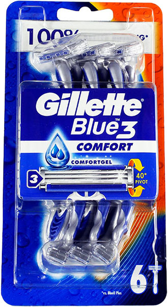 Slika za Jednokratni brijac Gillet Blue 3 Regular 6kom