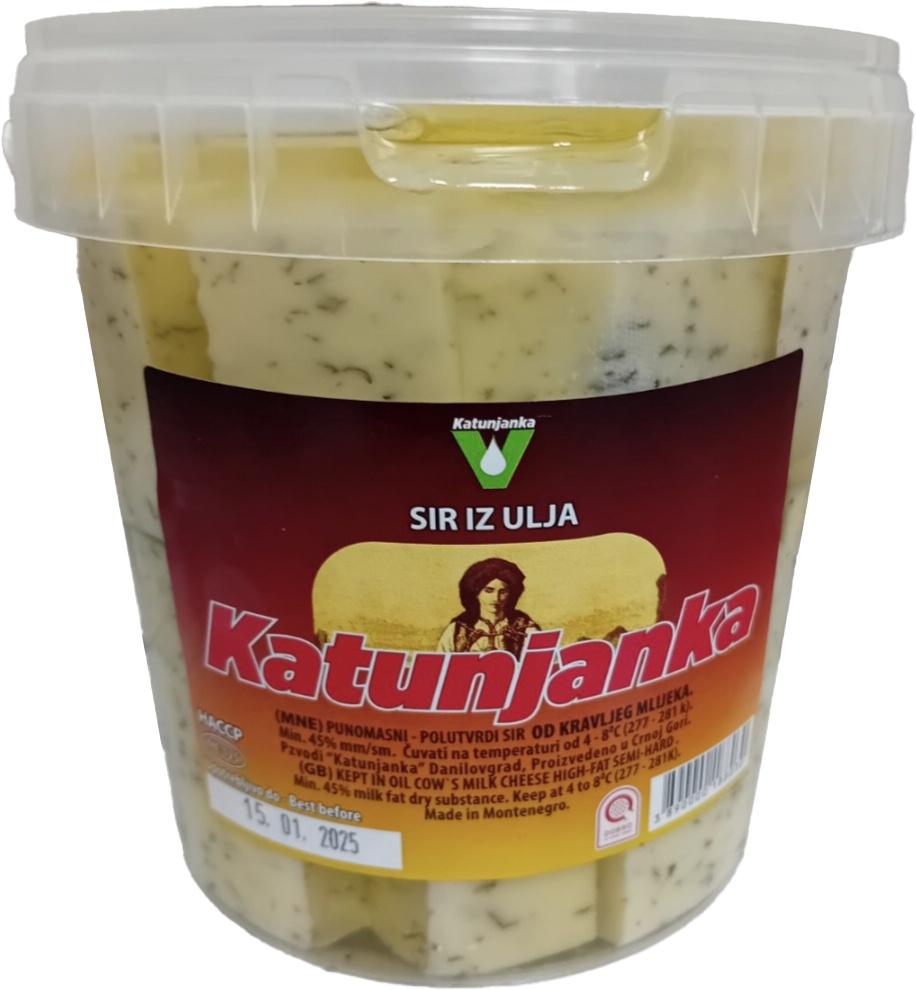 Slika za Sir Katunjanka iz ulja 1kg