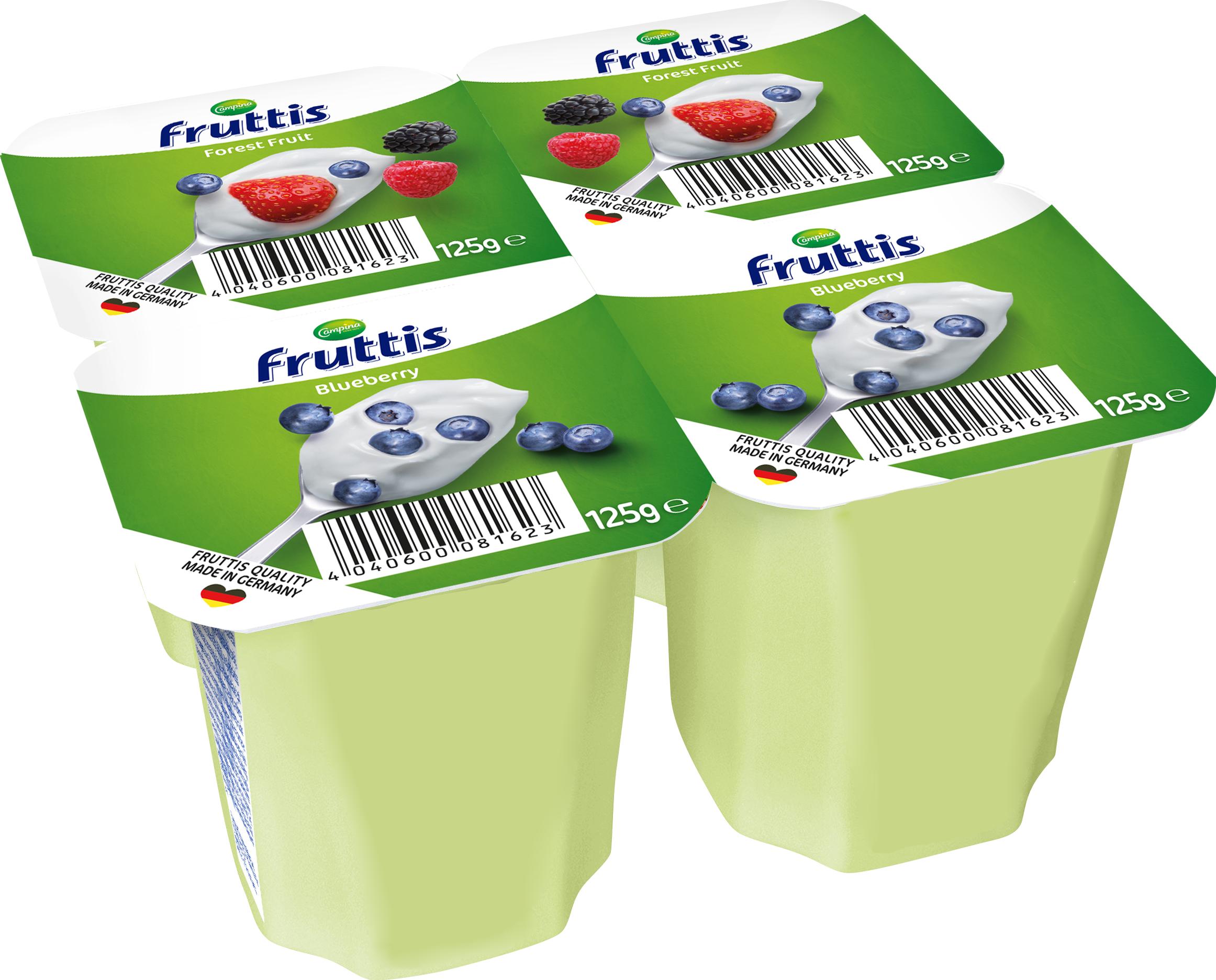 Slika za Voćni jogurt Fruttis light borovnica 125g