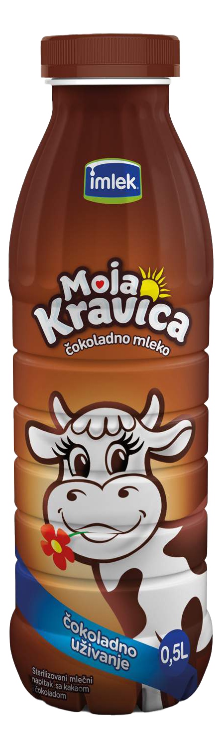 Slika za Mlijeko čokoladno Moja Kravica 1% 0,5l