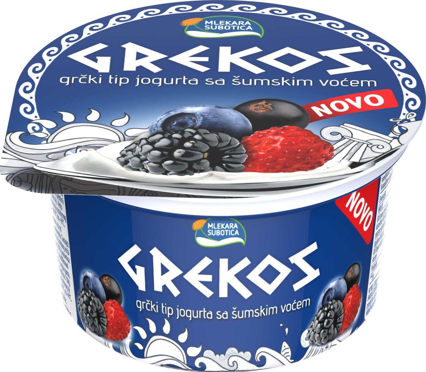 Slika za Voćni jogurt Grekos šumsko voće 150g