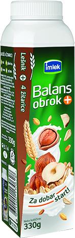 Slika za Jogurt Balans+obrok lješnik i žitarice 330g