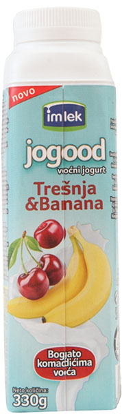 Slika za Vocni jogurt Jogood tresn banana 330gr tt