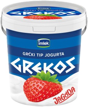 Slika za Grčki jogurt Grekos jagoda 700g