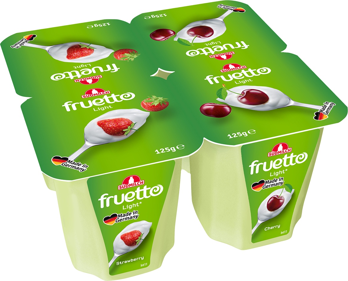 Slika za Voćni jogurt Fruetto light jagoda i trešnja 125g