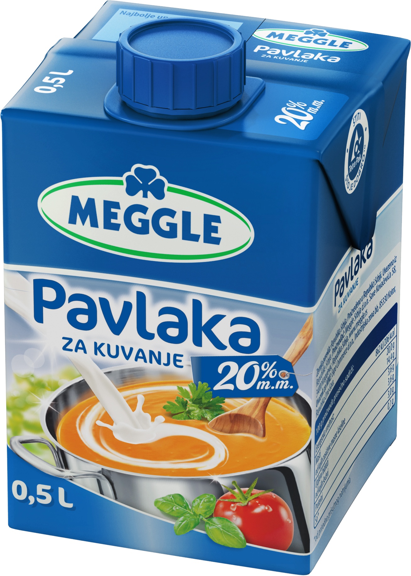 Slika za Pavlaka za kuvanje Meggle 20%mm 500ml