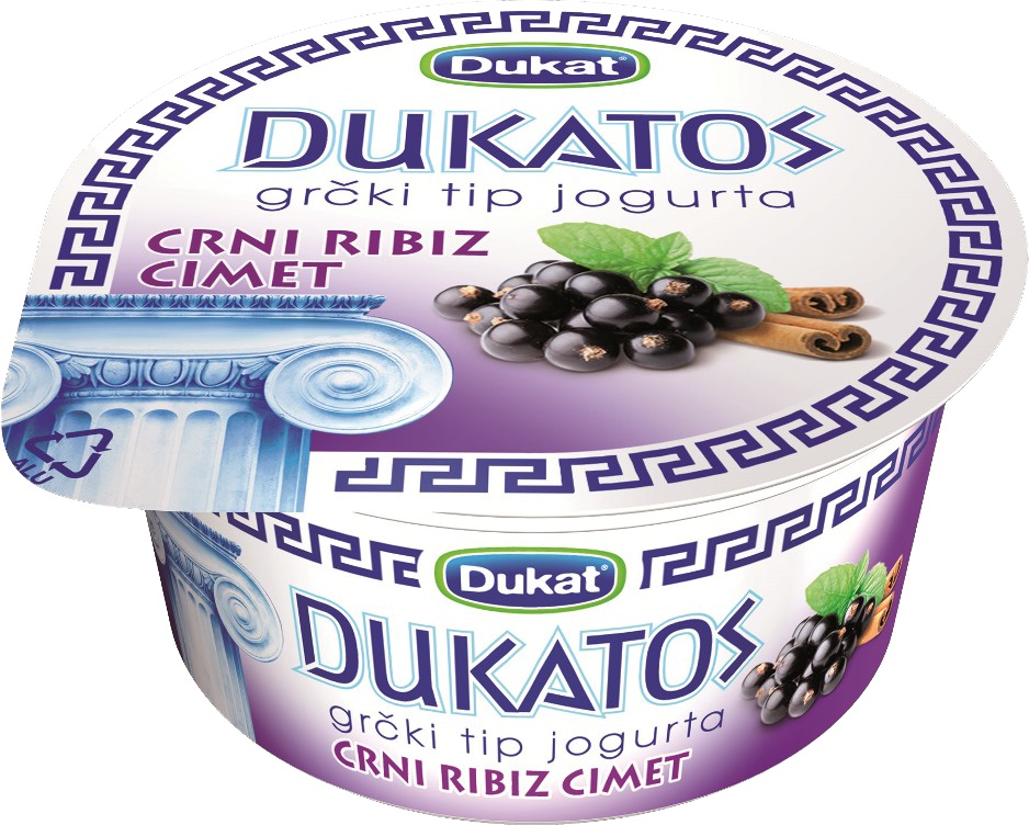 Slika za Voćni jogurt Dukatos crna ribizla cimet 150g