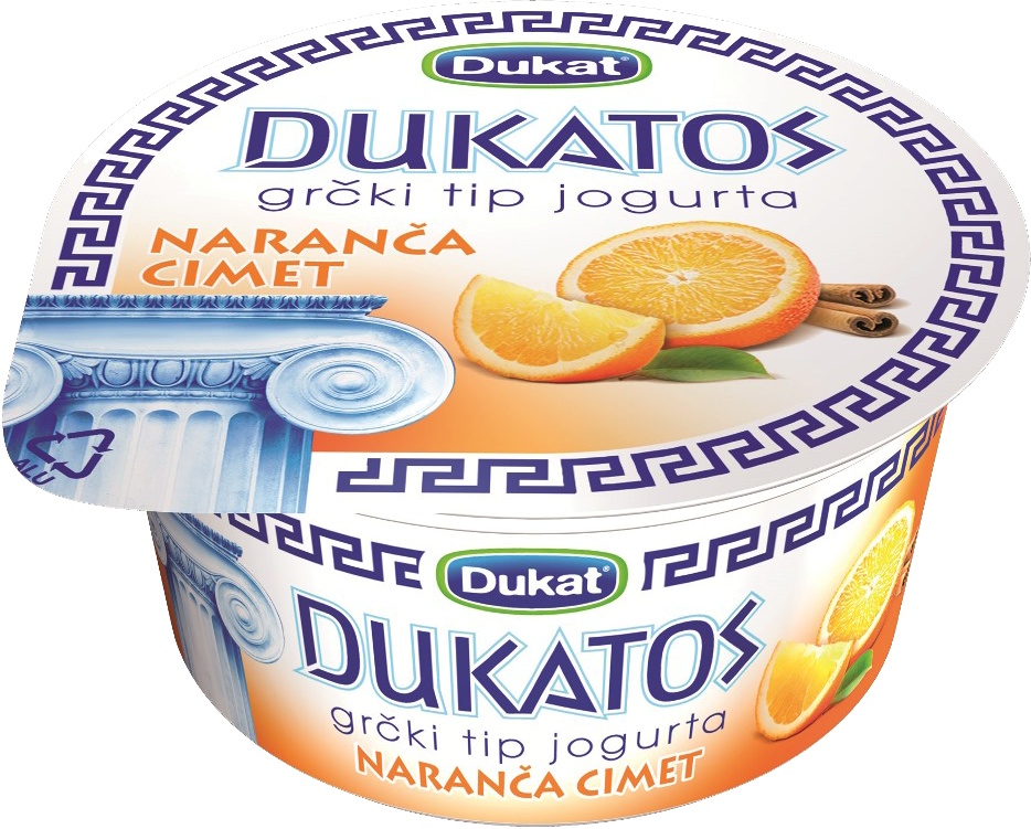 Slika za Voćni jogurt Dukatos narandža cimet 150g